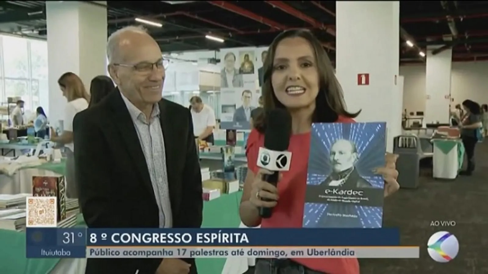 Entrevista Herivelto Machado para TV Integração - lançamento do livro e-Kardec
